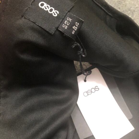 ASOS Rainbow Sequin Sleeveless Party Dress Size 8 NWT - Picture 4 of 12